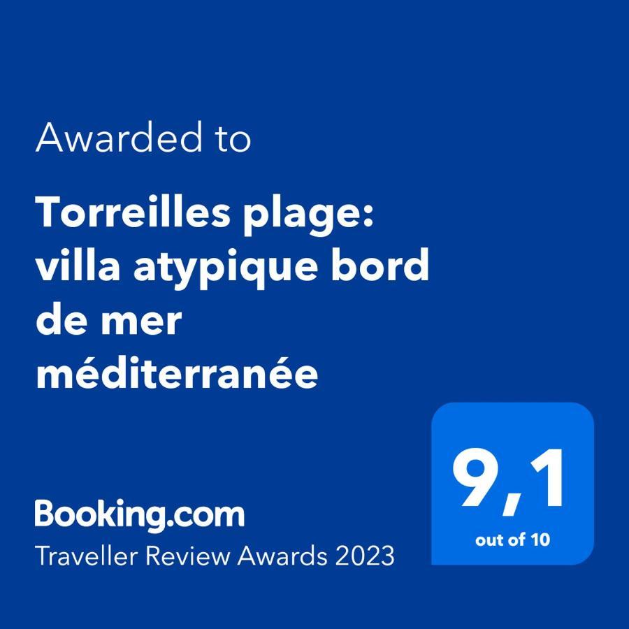 Torreilles Plage: Villa Atypique Bord De Mer Mediterranee Экстерьер фото